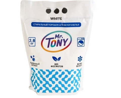 Mr.Tony Порошок Для Белого 2,8кг