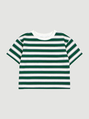 Футболка оверсайз Mjölk Green Stripes