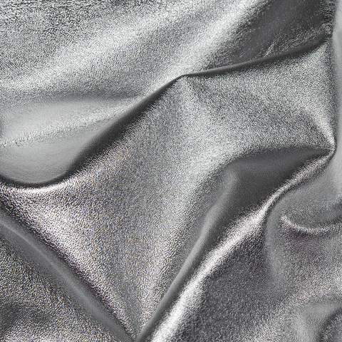 Кожа итальянская натуральная "Серебро", 0,6-0,7мм