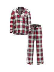 ФЛАНЕЛЕВАЯ ПИЖАМА С БРЮКАМИ