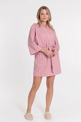 Короткий халат кимоно