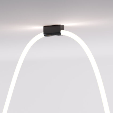 Накладные крепления для круглого гибкого неона Elektrostandard Full light FL 28100 черный