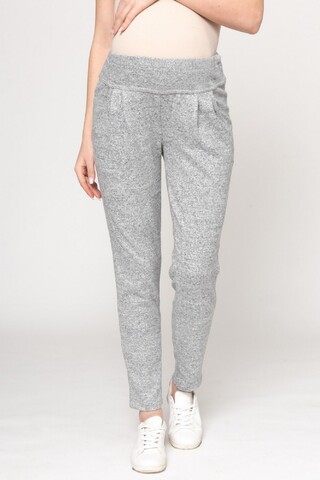 Брюки для беременных 15947 серый меланж