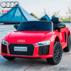 Детский электромобиль "AUDI R8" красный