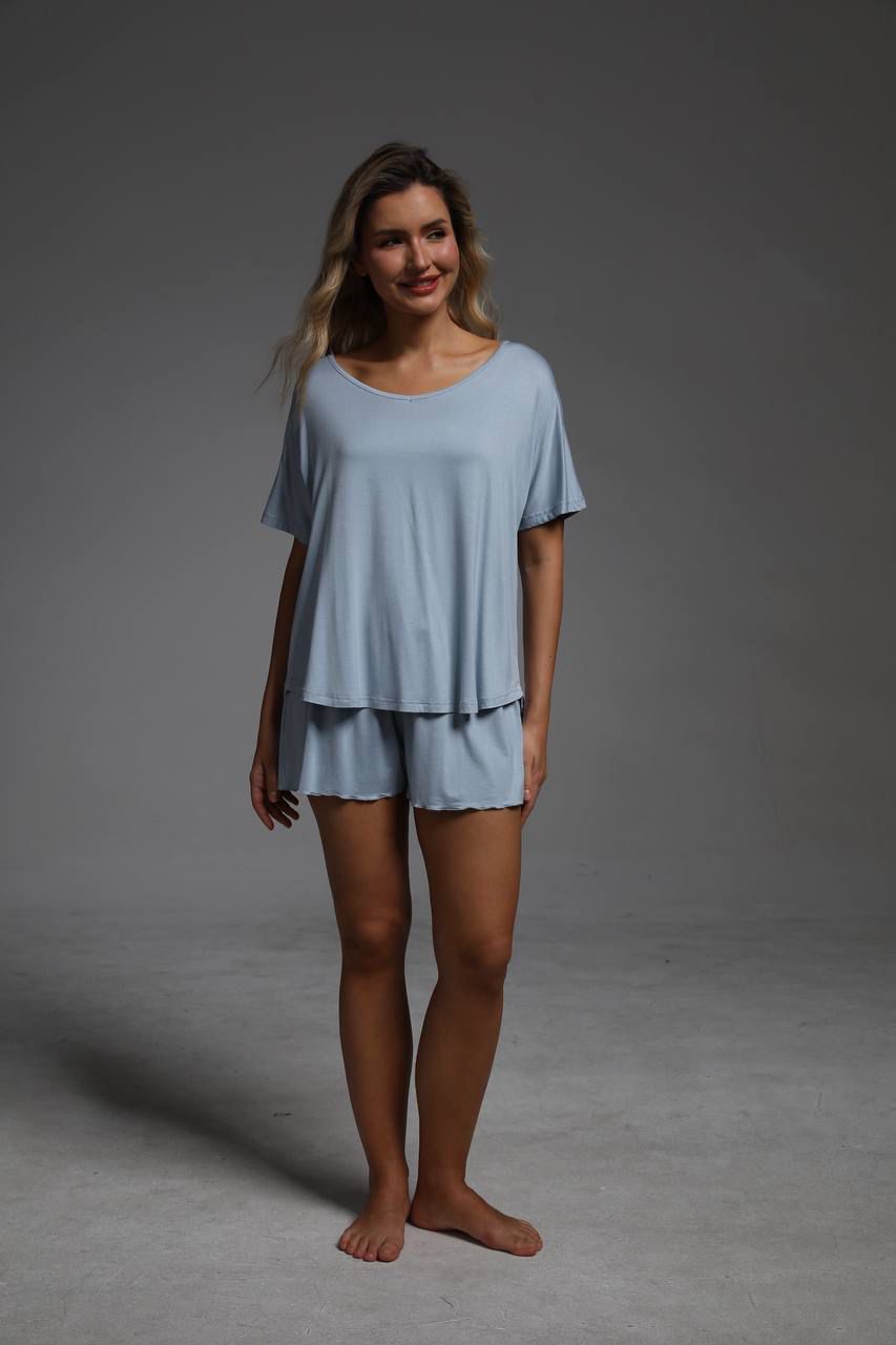 Домашняя одежда ZEPHYR HOME Вискоза Голубой