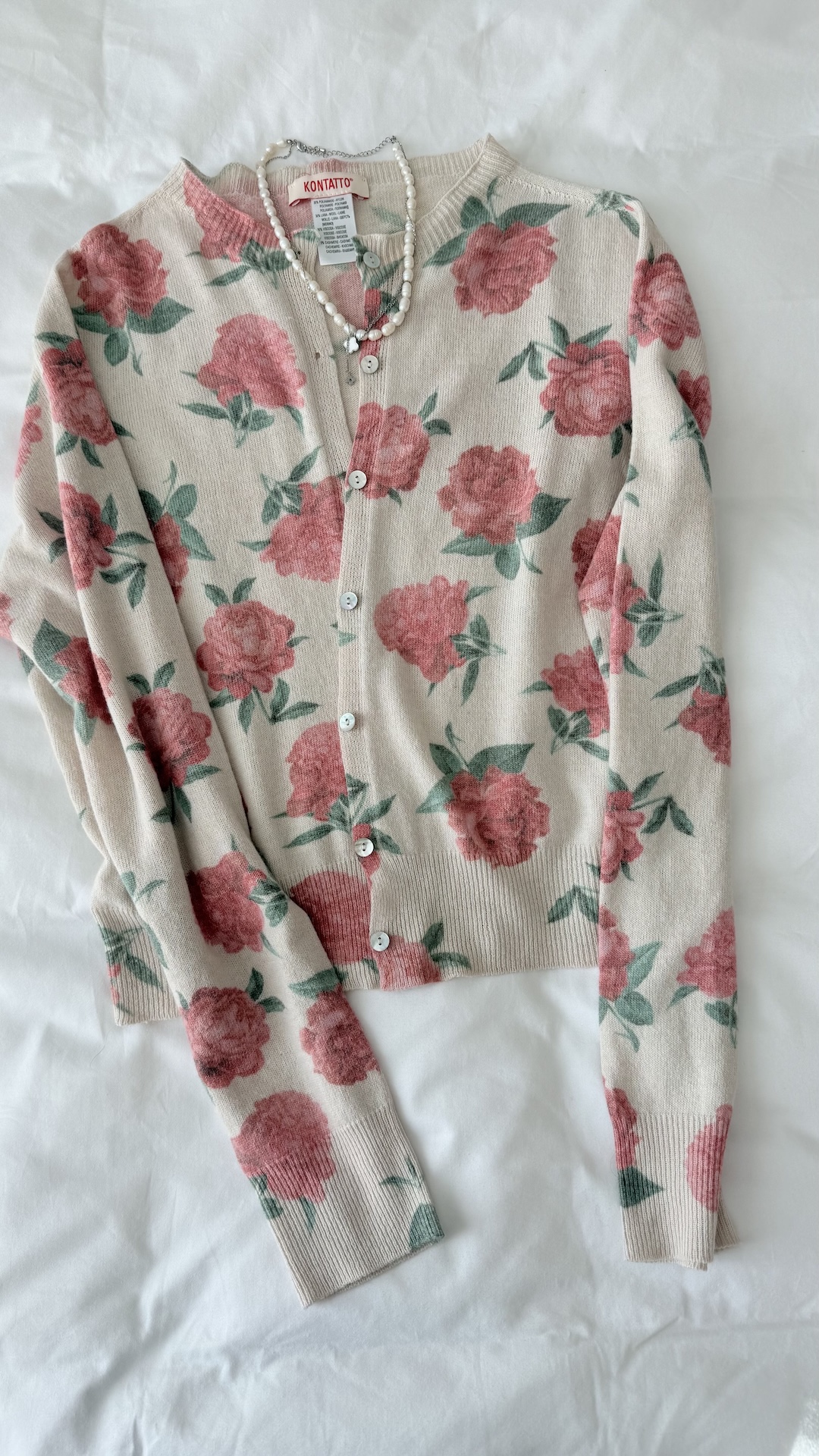 Кардиган с винтажным рисунком PREMIUM QUALITY