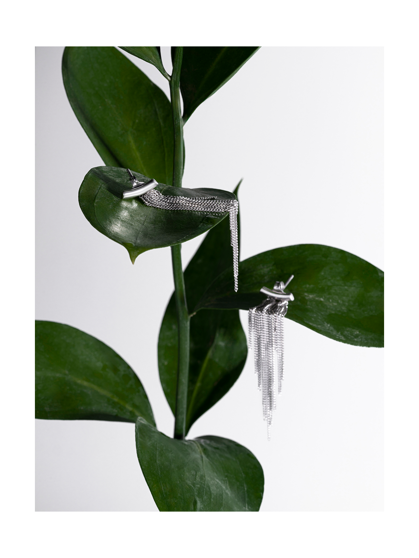 Серьги Каскад