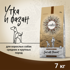 CRAFTIA HARMONA сухой корм для взрослых собак средних и крупных пород из утки с фазаном 7 кг