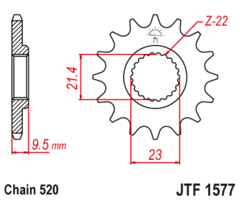 Звезда JT JTF1577