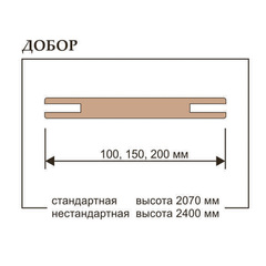 Купить Добор телескоп экошпон Uberture Uniline Loft и Soft Touch