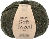 Пряжа Drops Soft Tweed 17 шпинат