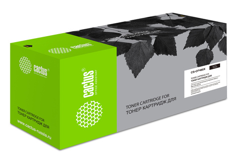 Картридж лазерный Cactus CS-CF460X CF460X черный (27000стр.) для HP Color LJ Enterprise M652dn, M653dn, M681dh