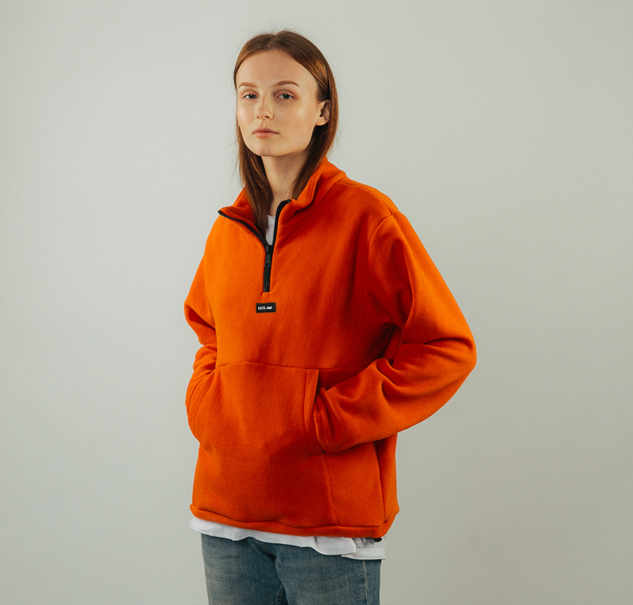 Fleece Tangerine Label