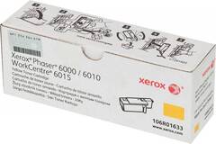 Картридж желтый XEROX Phaser 6000/6010, Xerox WorkCentre 6015 106R01633. Ресурс 1000 страниц.