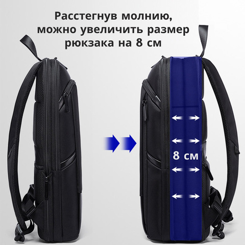 Картинка рюкзак городской Bange BG-77115S Black - 4