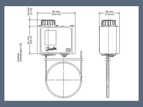 Термостат регулируемый KP69 Danfoss 060L111266