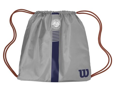 Теннисный рюкзак Wilson Roland Garros Cinch Bag - grey/navy/clay