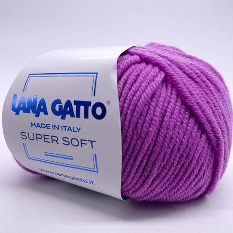 Пряжа Lana Gatto Super Soft 14597 лиловый (уп.10 мотков)