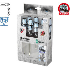 3334/3350/3355/6 Набор отверток, нержавеющая сталь + подставка 05032063001