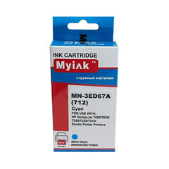 Картридж MyInk 712 для HP Designjet T650/T630/T250/T230 3ED67A Cyan, 29 ml, Dye