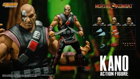 Фигурка Кано масштаб 1/12 Мортал Комбат Storm Collectibles