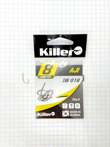 Крючок KILLER AJI № 8 продажа от 10 шт.