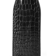 Черная шлепалка с петлёй Croco Paddle - 32 см. - 