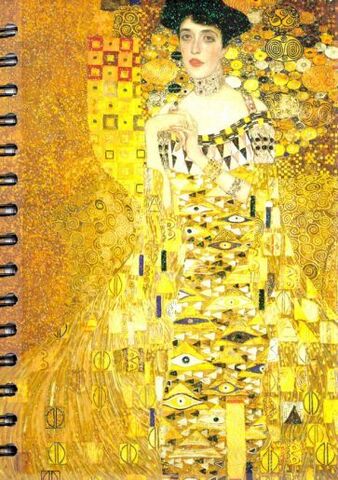 Скетчбук (100 листов, А5, спираль), Климт. Портрет Адели Блох-Бауэр