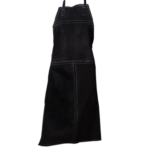 Фартук спилковый черный