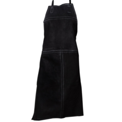 Фартук спилковый черный