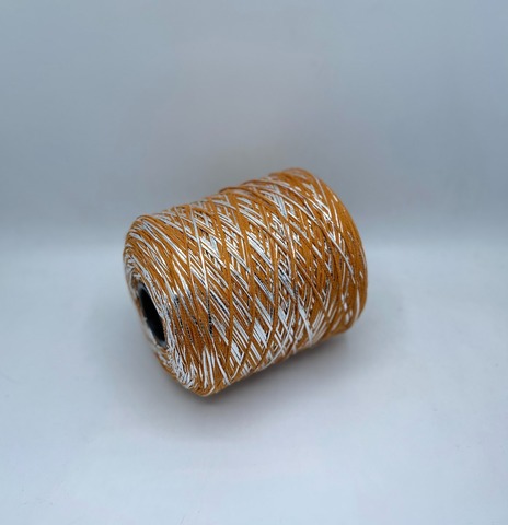 Luxury Production by Ri.Go (пр.Италия), art-Emporium, 180м/100гр, 90%Меринос,8%Полиэстер(фольга), 2%Полиамид , цвет-Апельсин+серебро(12/332) ,арт.32306