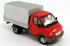 GAZ-3302 Gazelle red-gray Autobahn Cararama 1:50