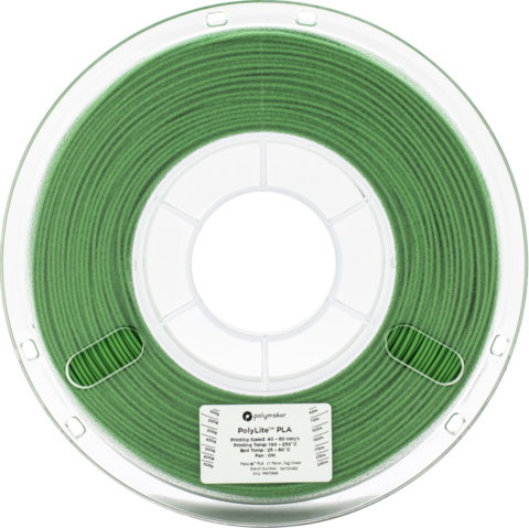 Пластик для 3D-принтера PolyMaker PolyLite PLA, 1.75 мм, 1 кг, Зеленый