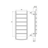 Полотенцесушитель электрический Point PN04158E П6 500x800 левый/правый, хром