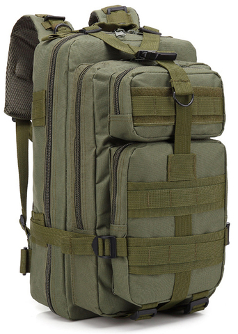 Картинка рюкзак тактический Skully Tactic RWZS29 army green - 13