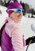 Женский элитный утеплённый лыжный костюм Nordski Pro Candy Pink/Blue W