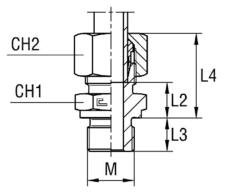 Штуцер FB DL10 M14x1.5 (в сборе) CAST