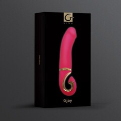 Gvibe Gjay - Эргономичный вибратор из самого реалистичного материала, 22х3.7 см