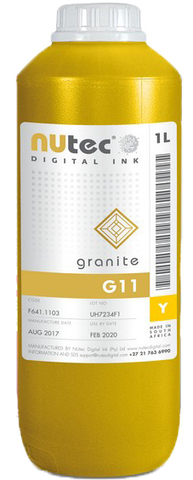 Экосольвентные чернила NUtec Granite G11 F621.1825 Yellow 1000 мл