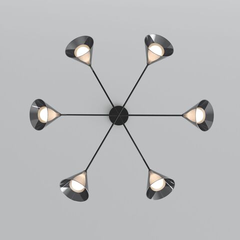 Подвесная люстра Eurosvet Enigma 70161/6 черный