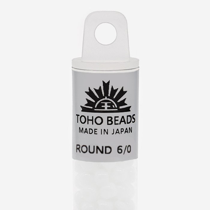 Японский бисер TOHO Round 6/0 (№41), непрозрачный глянцевый