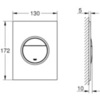 GROHE Nova Cosmopolitan 37601000 Клавиша смыва для унитаза хром