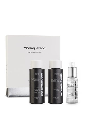 Miriamquevedo Platinum & Diamonds Global Rejuvenation Set-Набор-люкс для ультраобъема и блеска