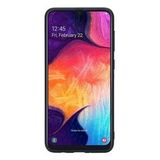 Силиконовый чехол Карбон для Samsung Galaxy A50 / A50s / A30s (Черный)