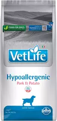 Сухой корм для собак Farmina Vet Life Dog Hypoallergenic со свининой и картофелем 12 кг