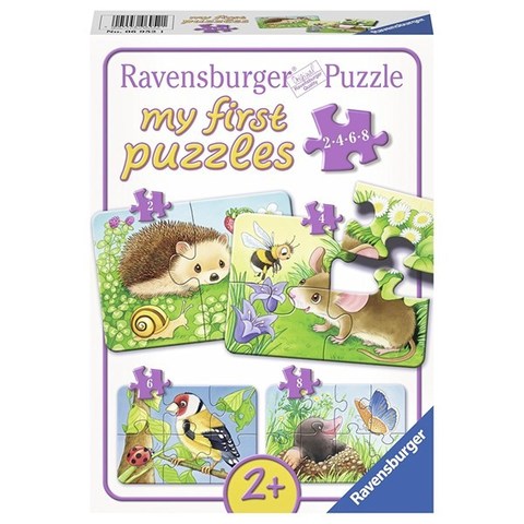 Puzzle Süße Gartenbewohner  2/4/6/8 pcs