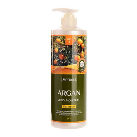 Deoproce Argan Silky Moisture Shampoo - Шампунь для волос с аргановым маслом