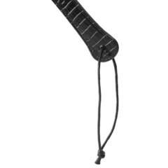 Черная шлепалка с петлёй Croco Paddle - 32 см. - 