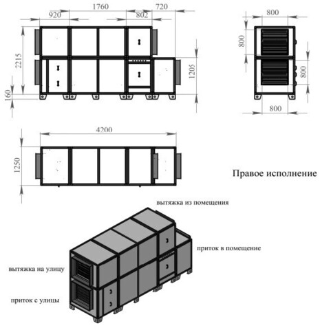 Breezart 8000 Lux RP PB 45-380 Приточно-вытяжная установка