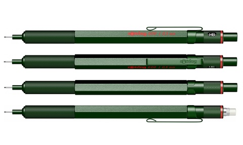 Карандаш механический Rotring 600 Metal Green, 0,5 mm (2114268)